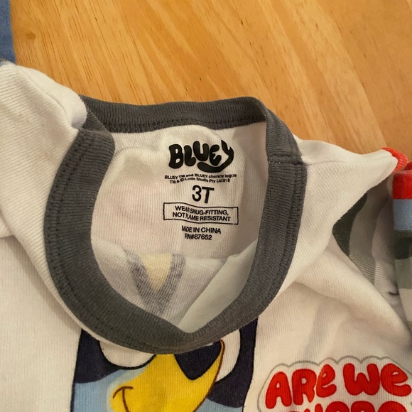 Kids Pajama Set with Car and Shark Designs - Picture 2 of 2